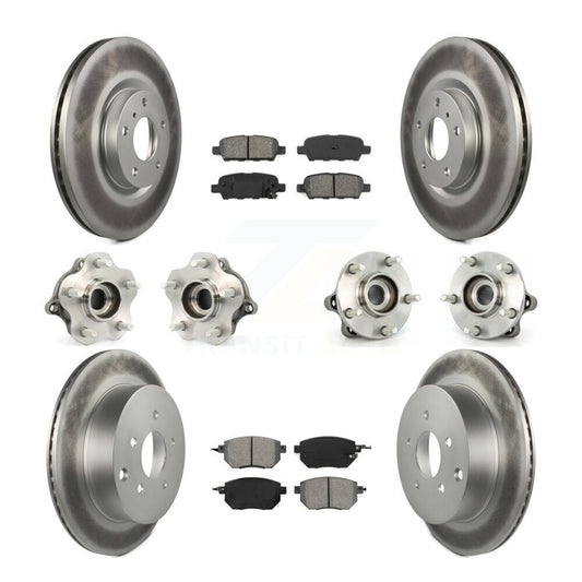 [Avant + Arrière] Kit d'ensemble roulement de roue et moyeu pour 2005-2007 Nissan Murano AWD KBB-112116
