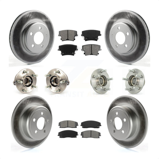 [Avant + Arrière] Kit d'ensemble roulement de roue et moyeu pour Dodge Charger Chrysler 300 Challenger KBB-112117 par Transit Auto