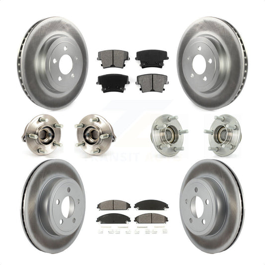 [Avant + Arrière] Kit d'ensemble roulement de roue et moyeu pour Dodge Chrysler 300 Charger Challenger KBB-112118 par Transit Auto