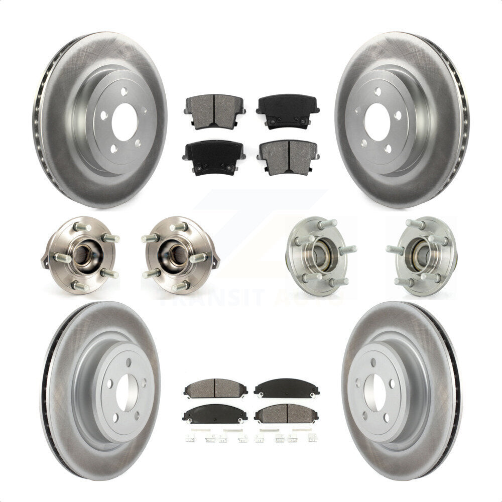 [Avant + Arrière] Kit d'ensemble roulement de roue et moyeu pour Dodge Charger avec Police Package KBB-112119 par Transit Auto