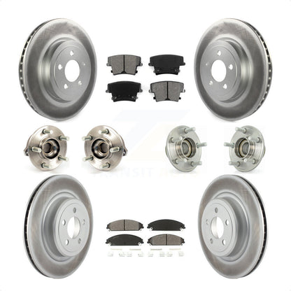 [Avant + Arrière] Kit d'ensemble roulement de roue et moyeu pour Dodge Charger avec Police Package KBB-112119 par Transit Auto