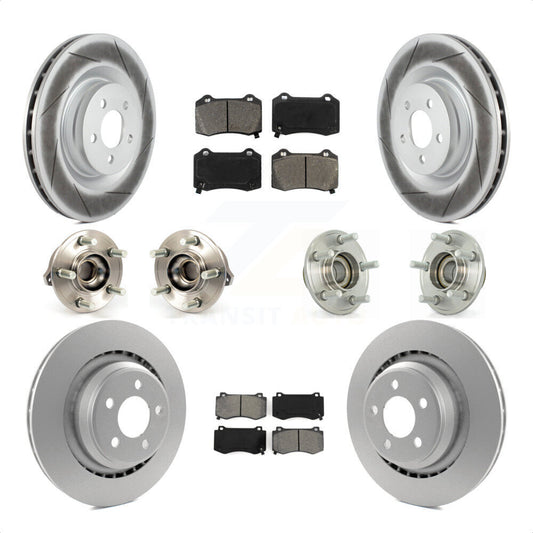 [Avant + Arrière] Kit d'ensemble roulement de roue et moyeu pour Dodge Charger Chrysler 300 Challenger KBB-112120 par Transit Auto