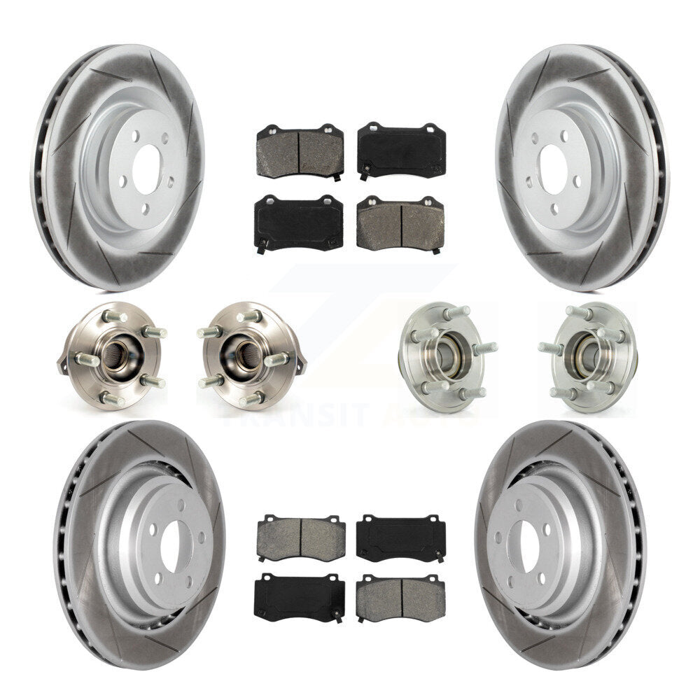 [Avant + Arrière] Kit d'ensemble roulement de roue et moyeu pour Dodge Charger Chrysler 300 Challenger KBB-112121