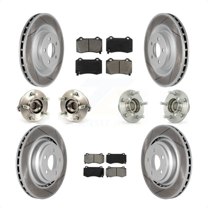 [Avant + Arrière] Kit d'ensemble roulement de roue et moyeu pour Dodge Charger Chrysler 300 Challenger KBB-112123 par Transit Auto