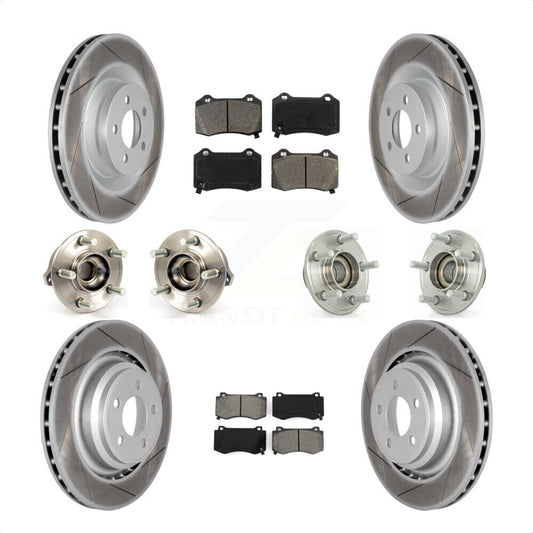 [Avant + Arrière] Kit d'ensemble roulement de roue et moyeu pour Dodge Charger Chrysler 300 Challenger KBB-112123 par Transit Auto