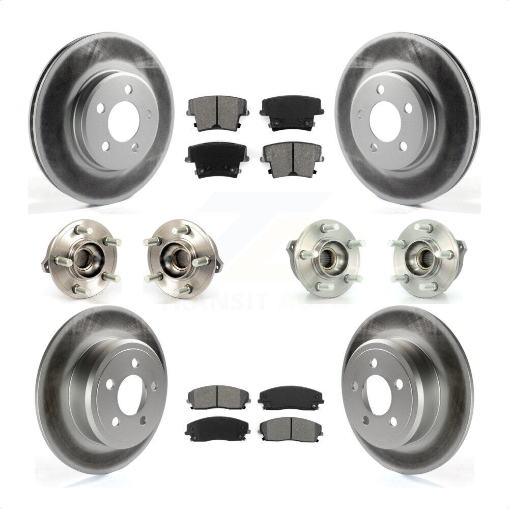 [Avant + Arrière] Kit d'ensemble roulement de roue et moyeu pour Dodge Charger Chrysler 300 AWD avec 2.7L KBB-112124 par Transit Auto