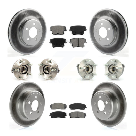 [Avant + Arrière] Kit d'ensemble roulement de roue et moyeu pour Dodge Charger Chrysler 300 AWD avec 2.7L KBB-112124