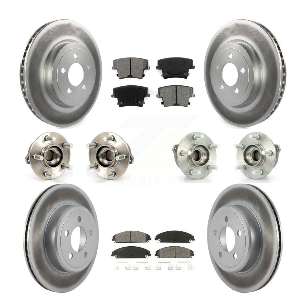 [Avant + Arrière] Kit d'ensemble roulement de roue et moyeu pour Dodge Charger Chrysler 300 KBB-112125 par Transit Auto