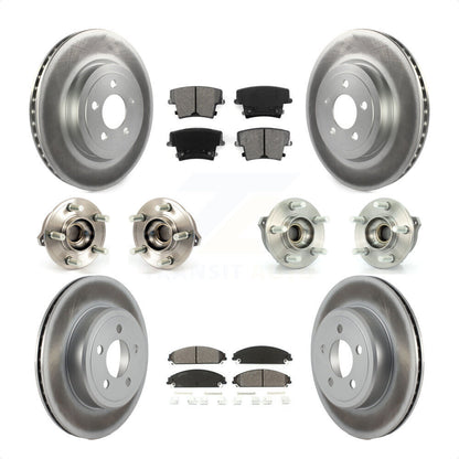 [Avant + Arrière] Kit d'ensemble roulement de roue et moyeu pour Dodge Charger Chrysler 300 KBB-112125 par Transit Auto