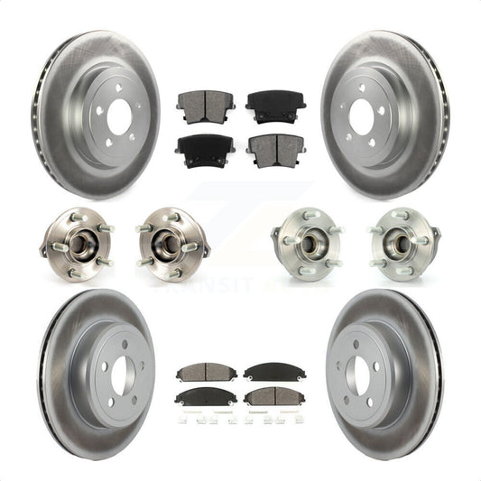 [Avant + Arrière] Kit d'ensemble roulement de roue et moyeu pour Dodge Charger Chrysler 300 KBB-112125 par Transit Auto