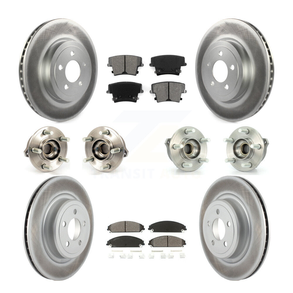 [Avant + Arrière] Kit d'ensemble roulement de roue et moyeu pour Dodge Charger AWD avec 5.7L avec Police Package KBB-112126