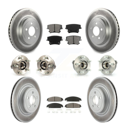 [Avant + Arrière] Kit d'ensemble roulement de roue et moyeu pour Dodge Charger AWD avec 5.7L avec Police Package KBB-112126
