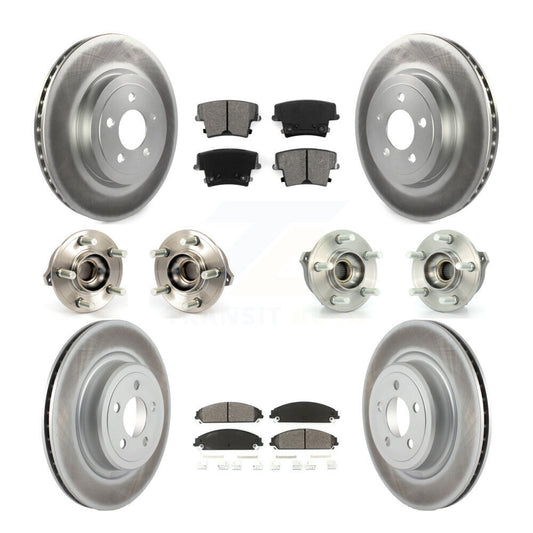 [Avant + Arrière] Kit d'ensemble roulement de roue et moyeu pour Dodge Charger AWD avec 5.7L avec Police Package KBB-112126