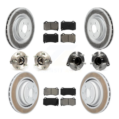 [Avant + Arrière] Kit d'ensemble roulement de roue et moyeu pour 2012 Chrysler 300 SRT8 avec RWD avec Heavy Duty Brakes KBB-112130