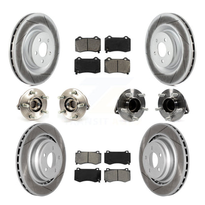 [Avant + Arrière] Kit d'ensemble roulement de roue et moyeu pour 2012 Chrysler 300 SRT8 avec RWD avec Heavy Duty Brakes KBB-112131