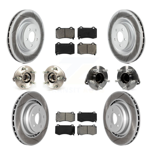[Avant + Arrière] Kit d'ensemble roulement de roue et moyeu pour 2012 Chrysler 300 SRT8 avec RWD avec Heavy Duty Brakes KBB-112131