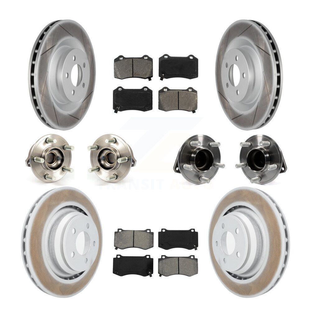 [Avant + Arrière] Kit d'ensemble roulement de roue et moyeu pour 2012 Chrysler 300 SRT8 avec RWD avec Heavy Duty Brakes KBB-112132