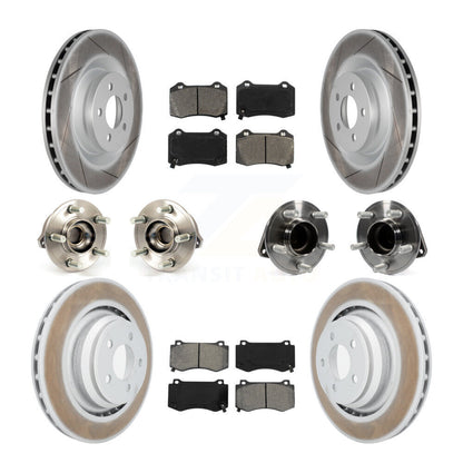 [Avant + Arrière] Kit d'ensemble roulement de roue et moyeu pour 2012 Chrysler 300 SRT8 avec RWD avec Heavy Duty Brakes KBB-112132