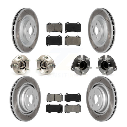 [Avant + Arrière] Kit d'ensemble roulement de roue et moyeu pour 2012 Chrysler 300 SRT8 avec RWD avec Heavy Duty Brakes KBB-112133