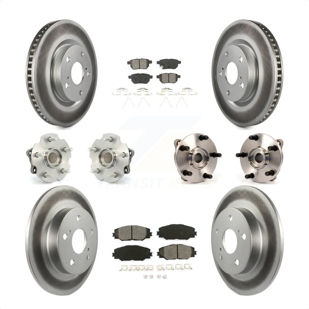 [Avant + Arrière] Kit d'ensemble roulement de roue et moyeu pour 2011-2016 Scion tC Automatic transmission KBB-112136 par Transit Auto