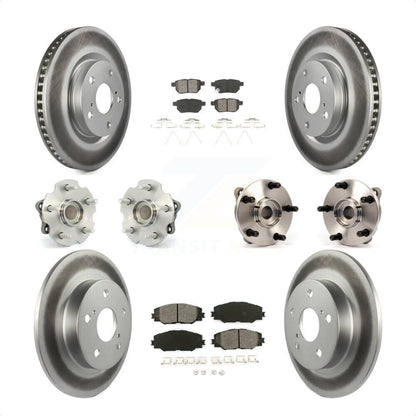 [Avant + Arrière] Kit d'ensemble roulement de roue et moyeu pour 2011-2016 Scion tC Automatic transmission KBB-112136 par Transit Auto