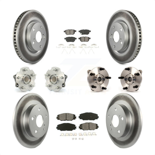 [Avant + Arrière] Kit d'ensemble roulement de roue et moyeu pour 2011-2016 Scion tC Automatic transmission KBB-112136 par Transit Auto