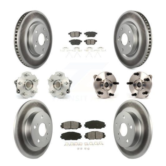 [Avant + Arrière] Kit d'ensemble roulement de roue et moyeu pour 2011-2016 Scion tC Automatic transmission KBB-112136
