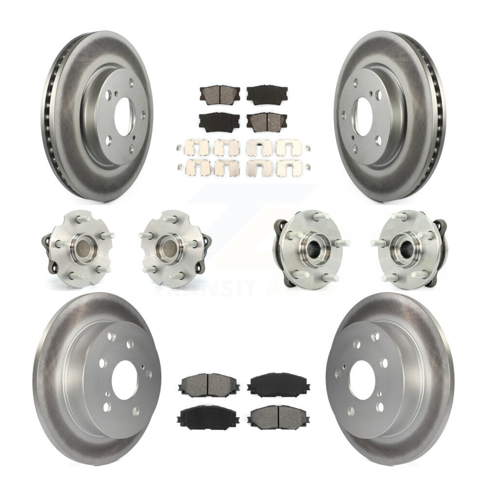 [Avant + Arrière] Kit d'ensemble roulement de roue et moyeu pour 2013-2018 Toyota RAV4 LE avec FWD KBB-112140