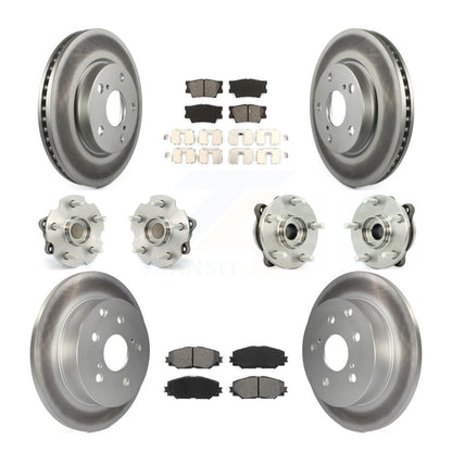 [Avant + Arrière] Kit d'ensemble roulement de roue et moyeu pour 2013-2018 Toyota RAV4 LE avec FWD KBB-112140