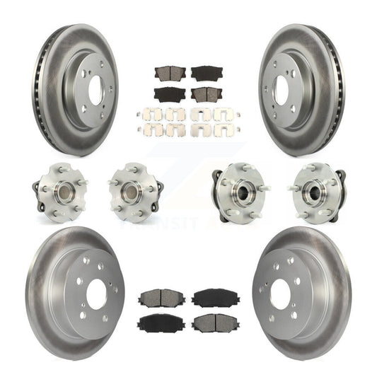 [Avant + Arrière] Kit d'ensemble roulement de roue et moyeu pour 2013-2018 Toyota RAV4 LE avec FWD KBB-112140