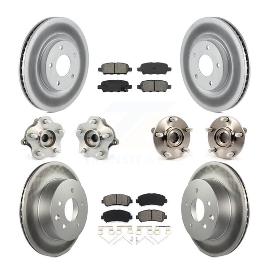 [Avant + Arrière] Kit d'ensemble roulement de roue et moyeu pour 2008-2013 Nissan Rogue AWD KBB-112141