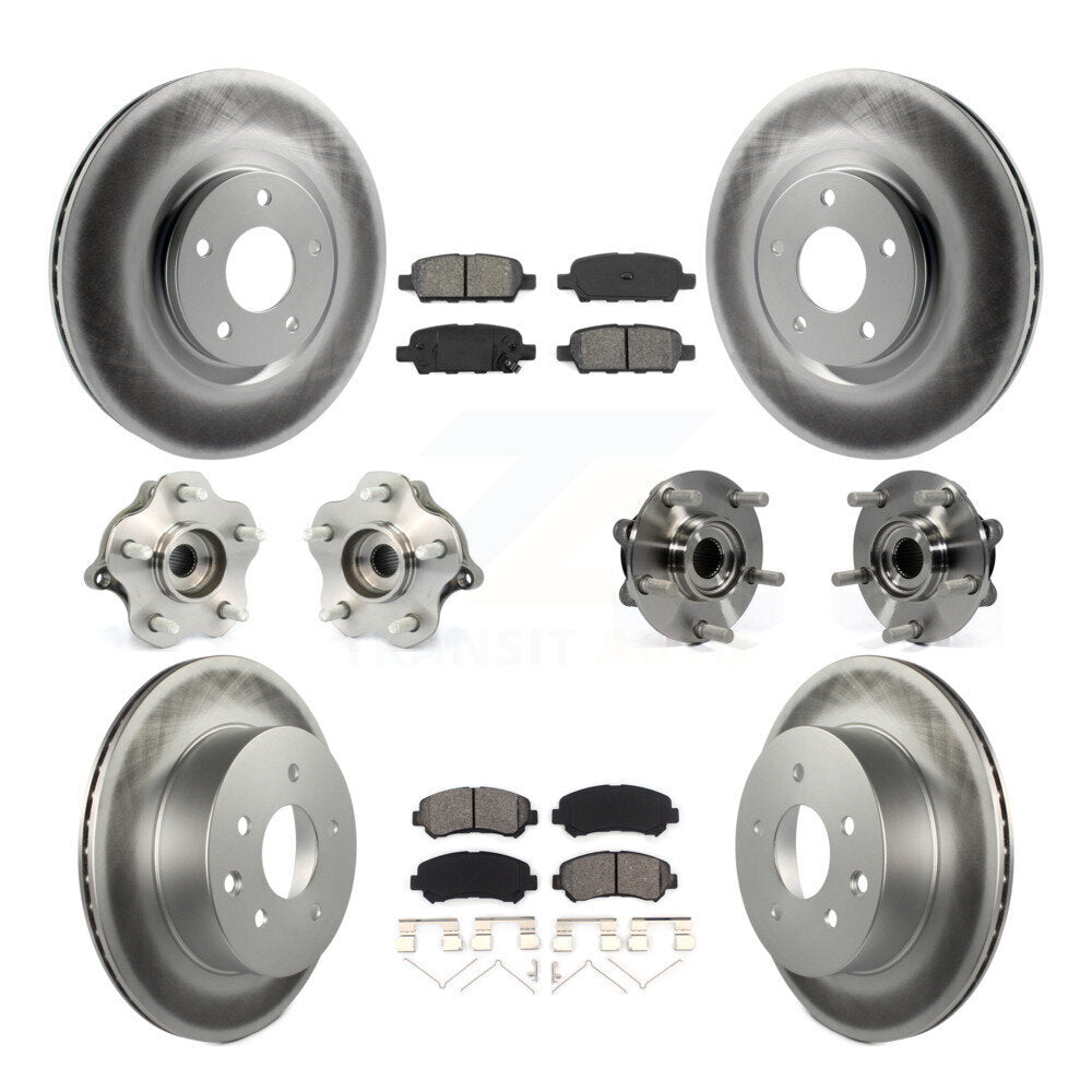 [Avant + Arrière] Kit d'ensemble roulement de roue et moyeu pour 2014 Nissan Juke Nismo RS avec AWD To 04 14 KBB-112142