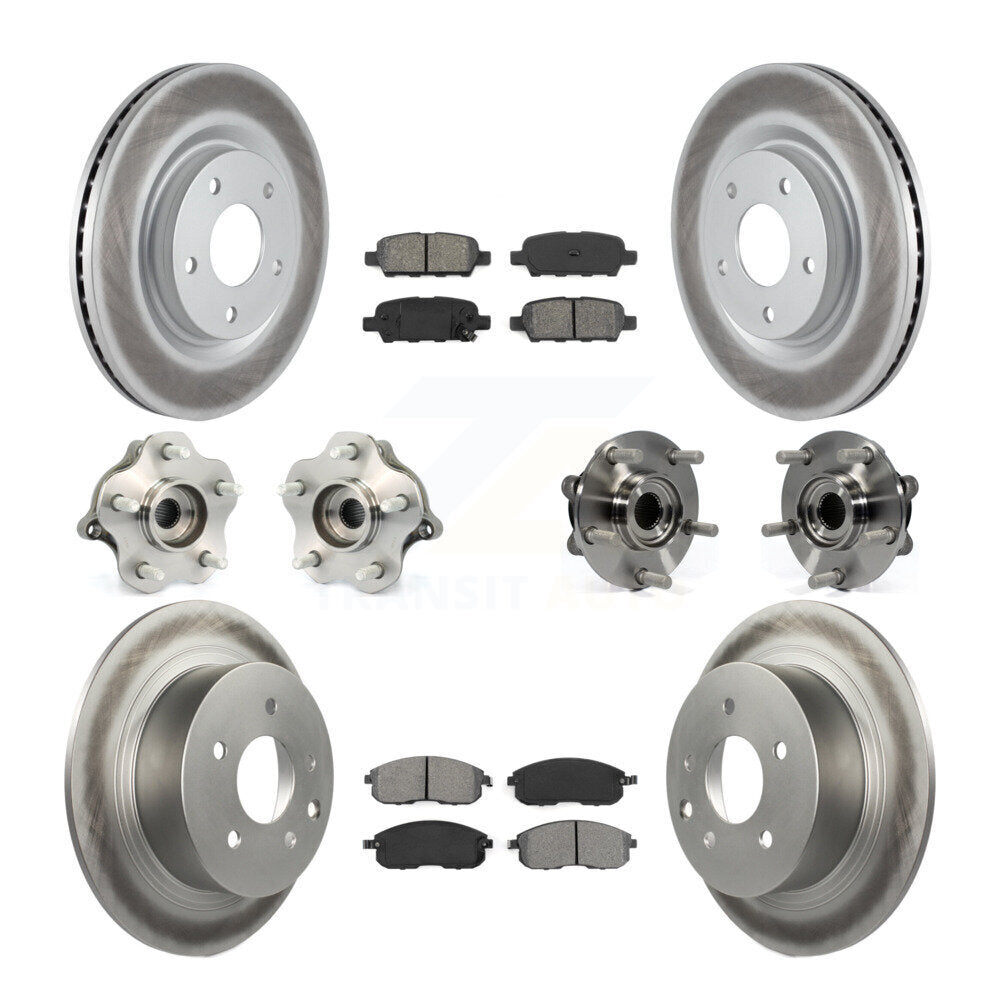 [Avant + Arrière] Kit d'ensemble roulement de roue et moyeu pour Nissan Juke KBB-112143