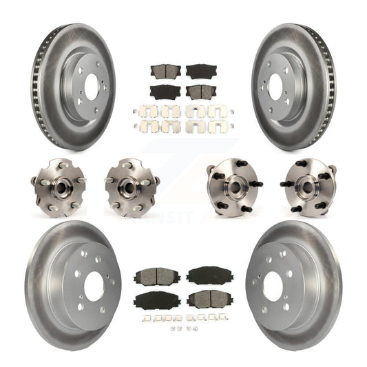 [Avant + Arrière] Kit d'ensemble roulement de roue et moyeu pour Toyota RAV4 avec 3rd Row Seating KBB-112144