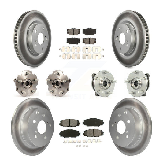 [Avant + Arrière] Kit d'ensemble roulement de roue et moyeu pour Toyota RAV4 KBB-112146