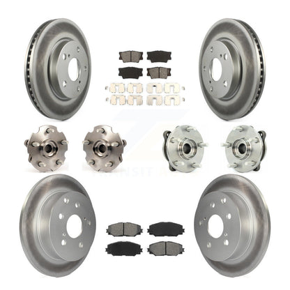 [Avant + Arrière] Kit d'ensemble roulement de roue et moyeu pour 2013-2018 Toyota RAV4 LE avec AWD KBB-112147