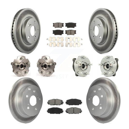 [Avant + Arrière] Kit d'ensemble roulement de roue et moyeu pour 2013-2018 Toyota RAV4 LE avec AWD KBB-112147