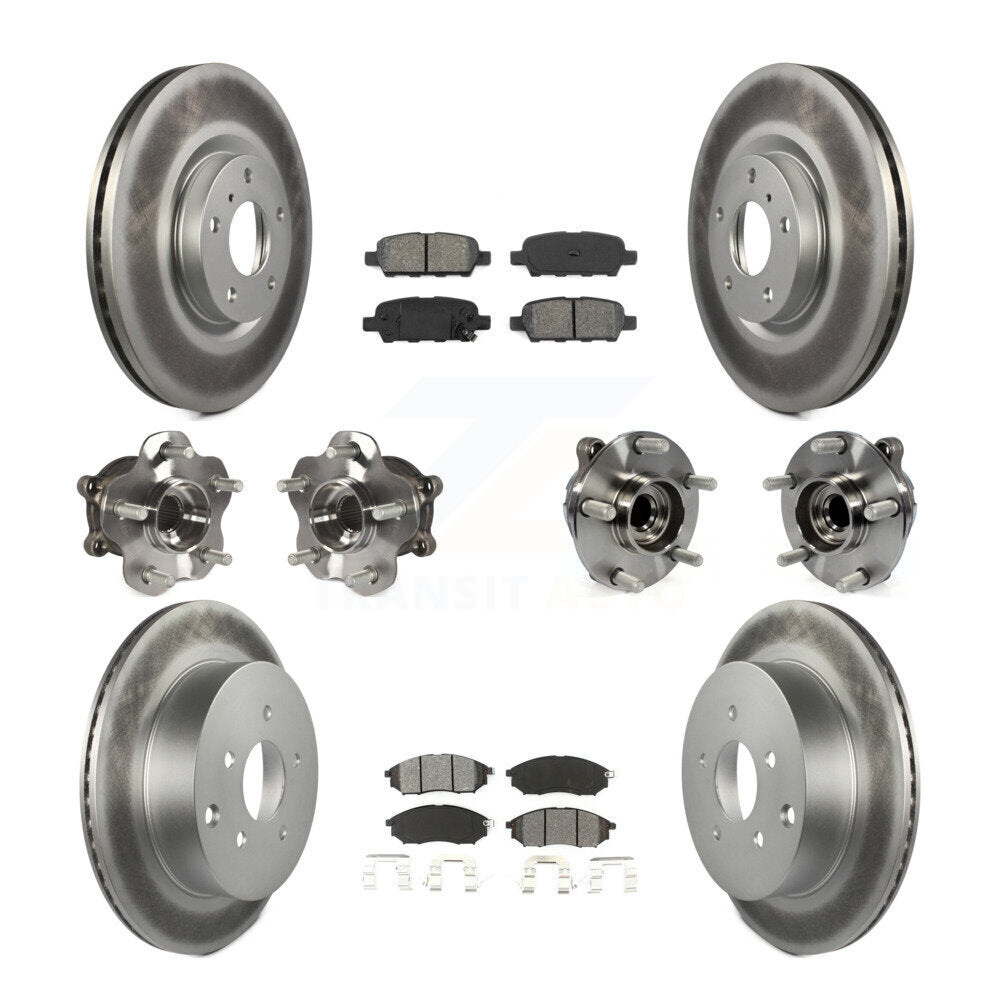 [Avant + Arrière] Kit d'ensemble roulement de roue et moyeu pour INFINITI QX70 M37 Q70 Q70L M56 M35h KBB-112149