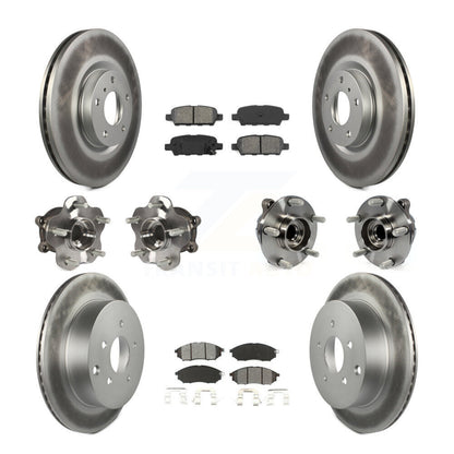 [Avant + Arrière] Kit d'ensemble roulement de roue et moyeu pour INFINITI QX70 M37 Q70 Q70L M56 M35h KBB-112149