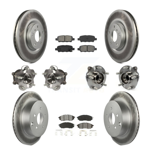 [Avant + Arrière] Kit d'ensemble roulement de roue et moyeu pour INFINITI QX70 M37 Q70 Q70L M56 M35h KBB-112149