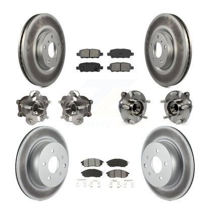 [Avant + Arrière] Kit d'ensemble roulement de roue et moyeu pour INFINITI G37 G35 EX35 G25 Nissan 370Z Q40 M35 QX50 M45 EX37 KBB-112150