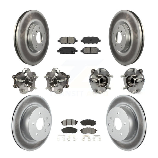 [Avant + Arrière] Kit d'ensemble roulement de roue et moyeu pour INFINITI G37 G35 EX35 G25 Nissan 370Z Q40 M35 QX50 M45 EX37 KBB-112150
