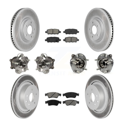 [Avant + Arrière] Kit d'ensemble roulement de roue et moyeu pour INFINITI G37 G35 Q60 KBB-112153