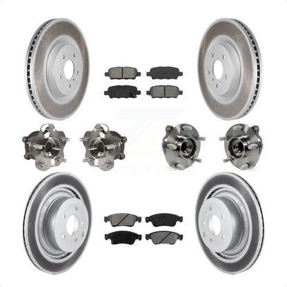 [Avant + Arrière] Kit d'ensemble roulement de roue et moyeu pour 2014 INFINITI Q60 Sport avec RWD sans Package KBB-112154 par Transit Auto