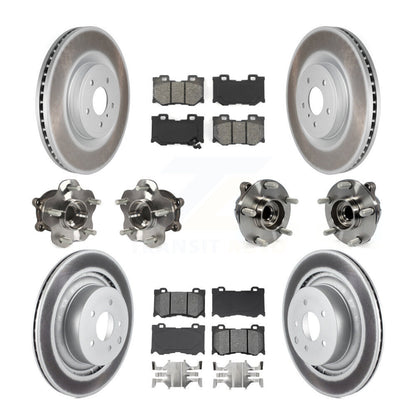 [Avant + Arrière] Kit d'ensemble roulement de roue et moyeu pour INFINITI G37 Nissan 370Z Q60 KBB-112155