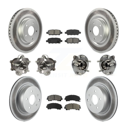 [Avant + Arrière] Kit d'ensemble roulement de roue et moyeu pour 2016-2017 INFINITI QX50 RWD KBB-112158
