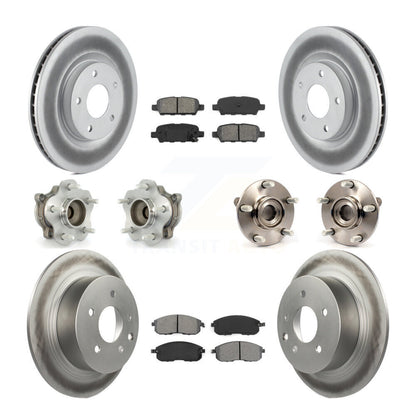 [Avant + Arrière] Kit d'ensemble roulement de roue et moyeu pour 2007-2012 Nissan Sentra SE-R avec 2.5L KBB-112168