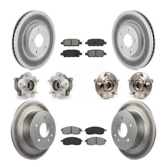[Avant + Arrière] Kit d'ensemble roulement de roue et moyeu pour 2007-2012 Nissan Sentra SE-R avec 2.5L KBB-112168