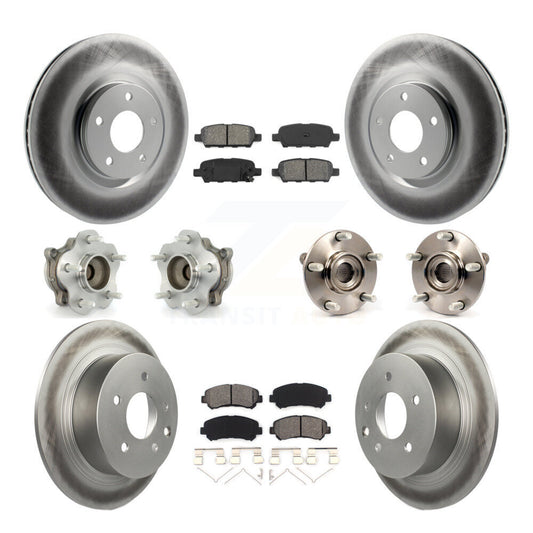 [Avant + Arrière] Kit d'ensemble roulement de roue et moyeu pour 2007-2012 Nissan Sentra SE-R Spec V avec 2.5L KBB-112169