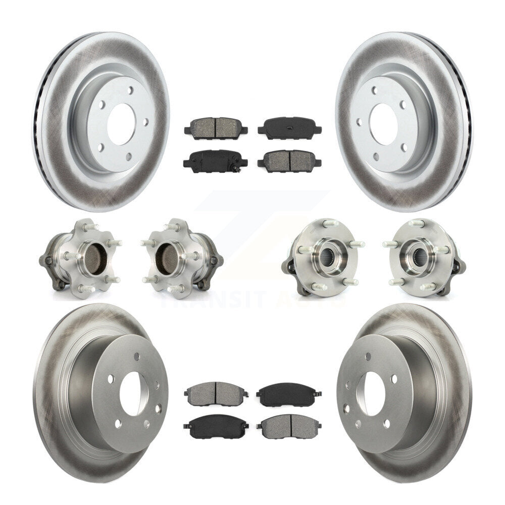 [Avant + Arrière] Kit d'ensemble roulement de roue et moyeu pour Nissan Altima KBB-112170